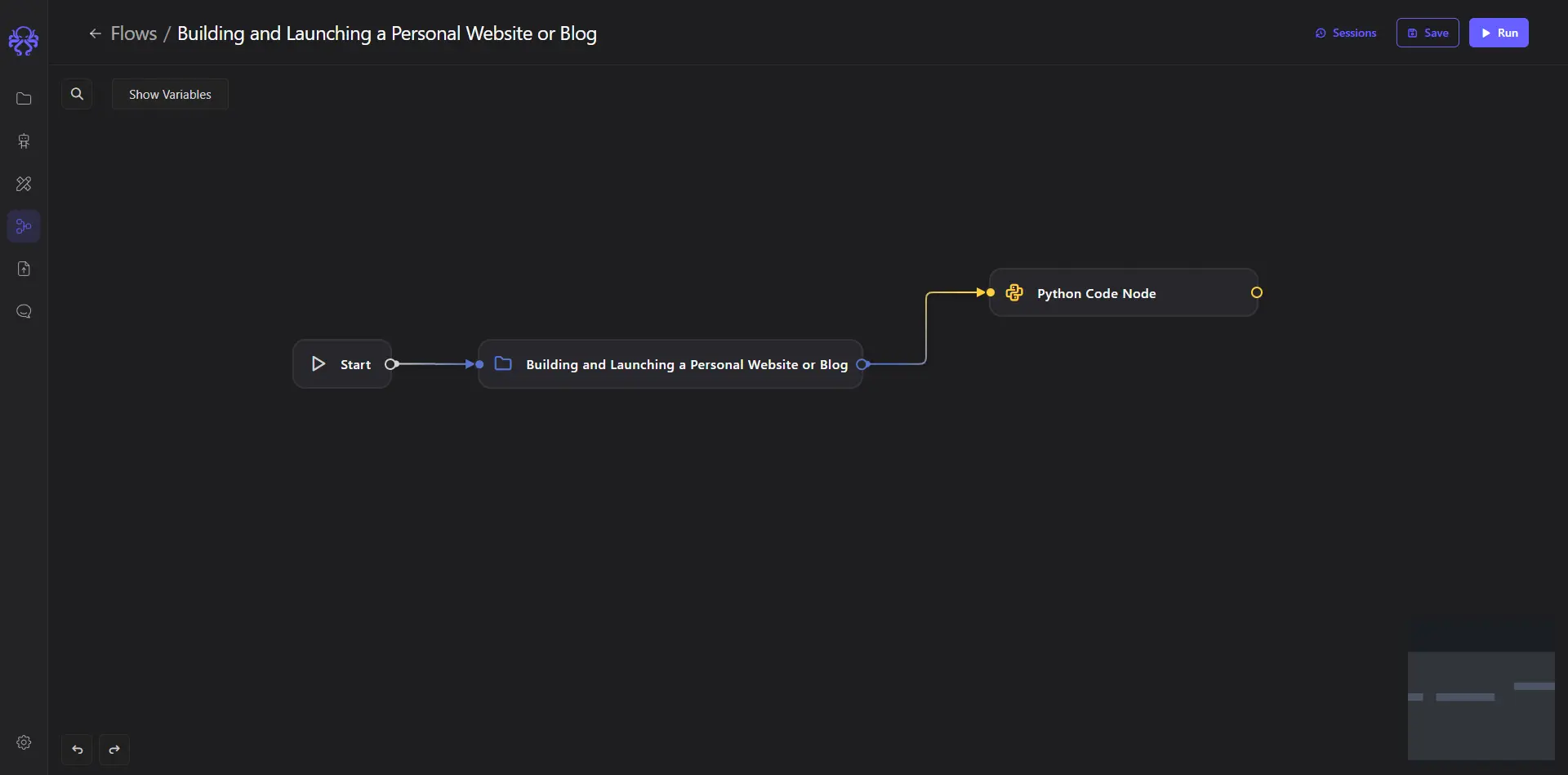 Command Center flows example